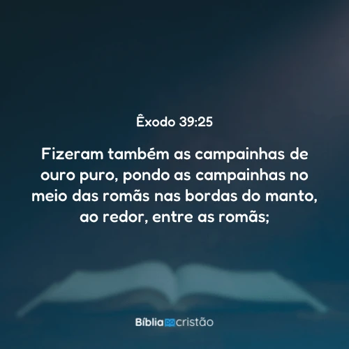 Êxodo 39:25