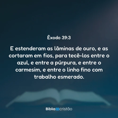 Êxodo 39:3