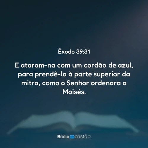 Êxodo 39:31