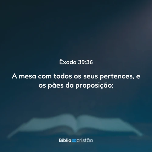 Êxodo 39:36