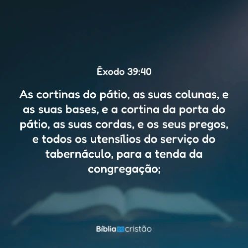 Êxodo 39:40