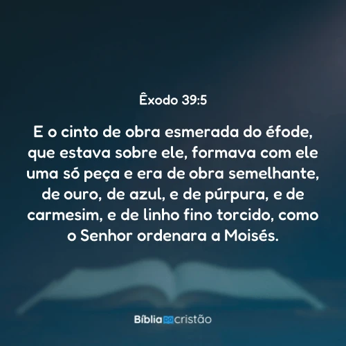 Êxodo 39:5