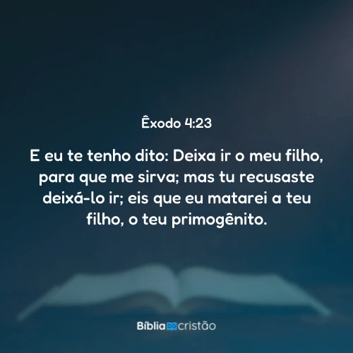 Êxodo 4:23
