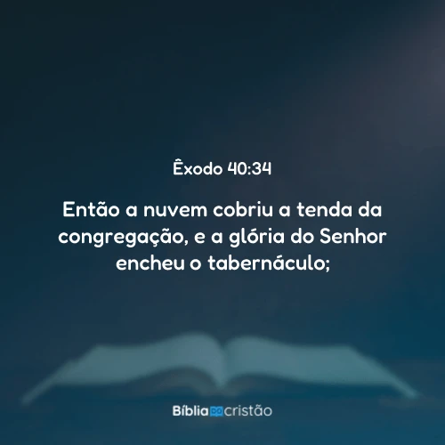 Êxodo 40:34
