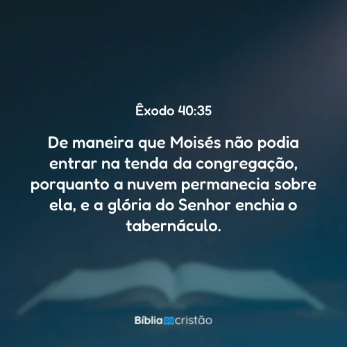 Êxodo 40:35