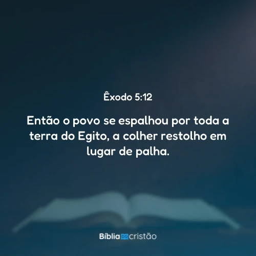 Êxodo 5:12