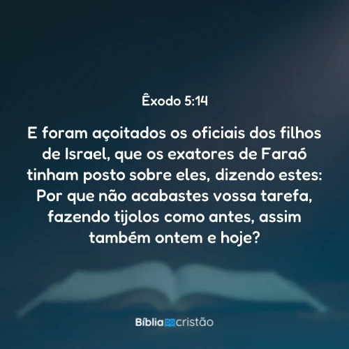 Êxodo 5:14