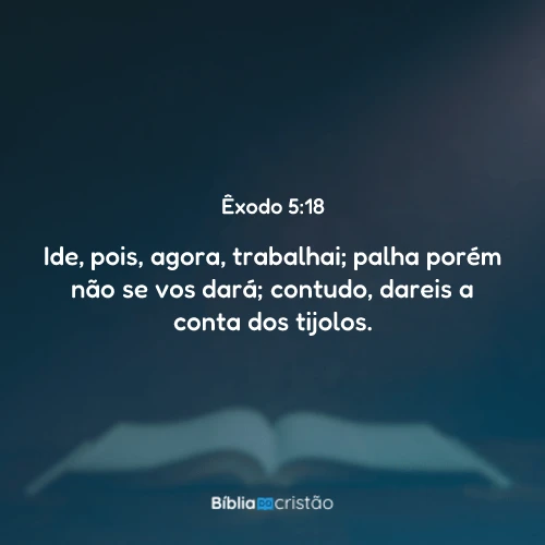 Êxodo 5:18
