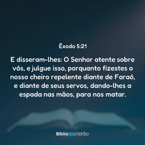 Êxodo 5:21