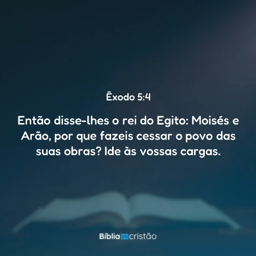 Êxodo 5:4