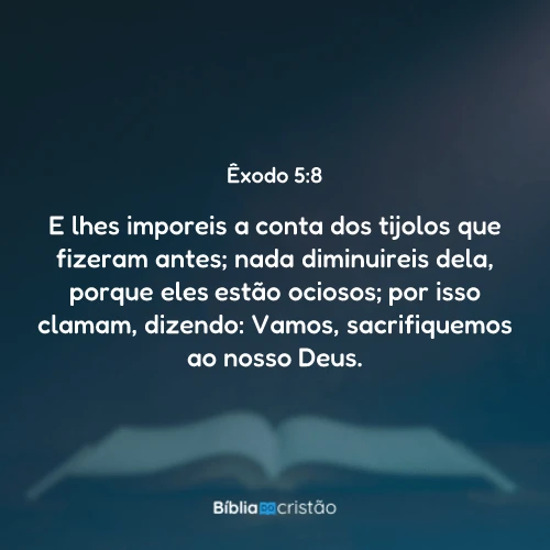 Êxodo 5:8