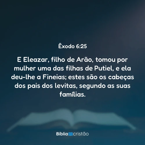 Êxodo 6:25