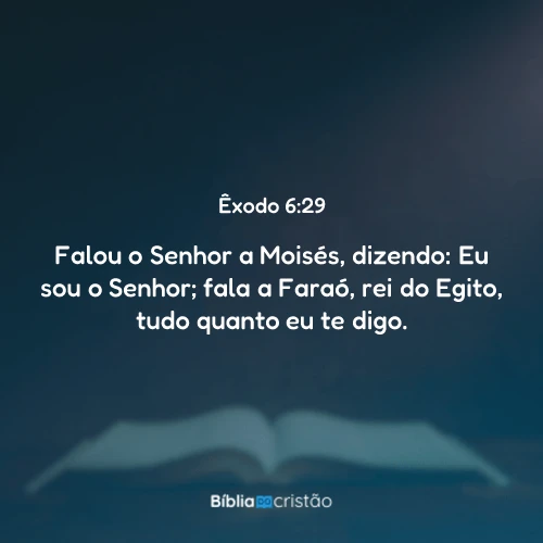 Êxodo 6:29