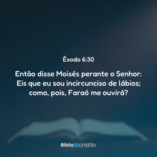 Êxodo 6:30