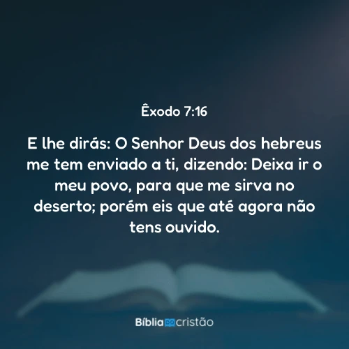 Êxodo 7:16