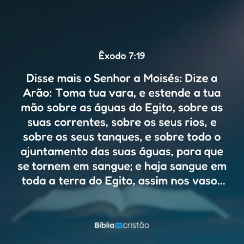 Êxodo 7:19