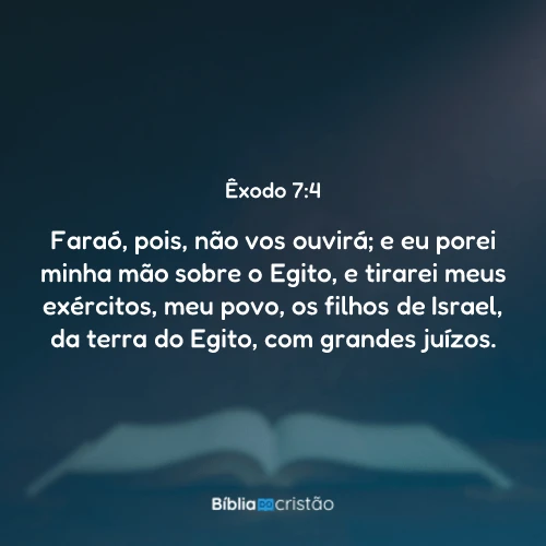 Êxodo 7:4
