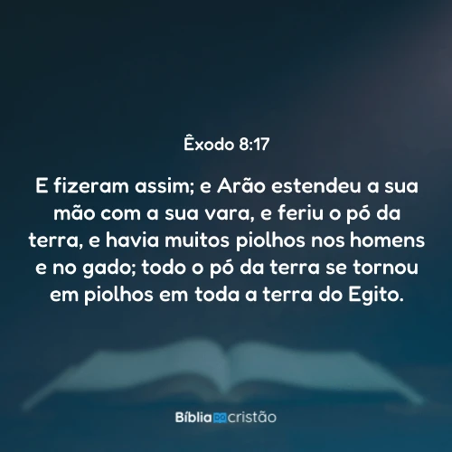 Êxodo 8:17