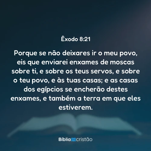 Êxodo 8:21