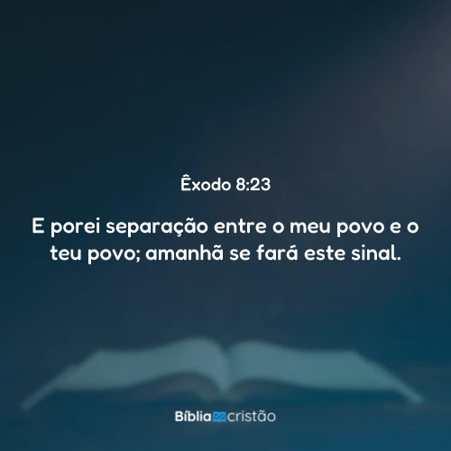 Êxodo 8:23