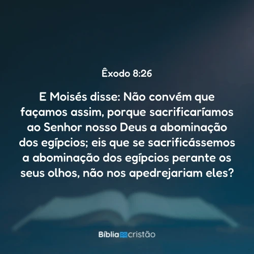 Êxodo 8:26