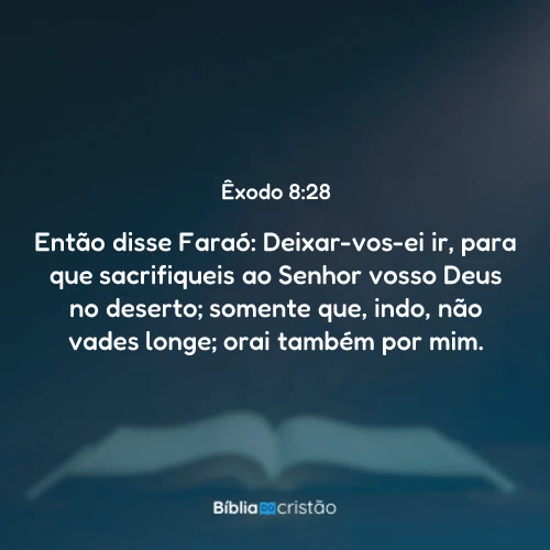 Êxodo 8:28