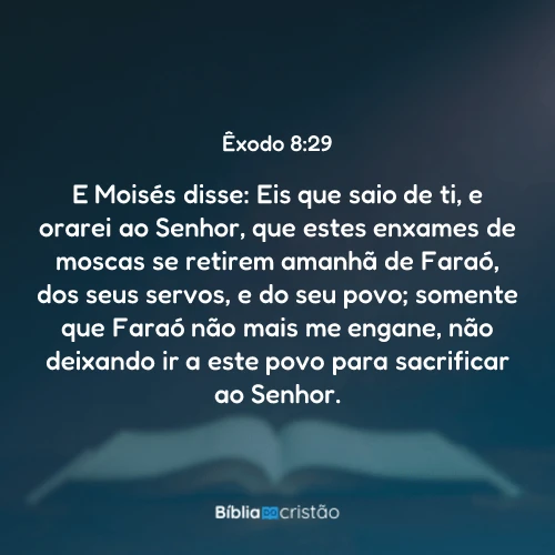 Êxodo 8:29