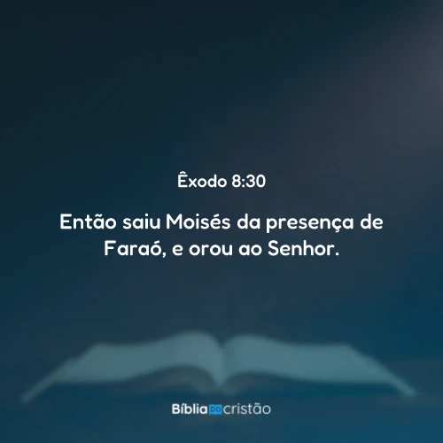 Êxodo 8:30