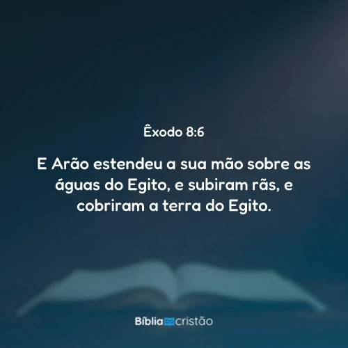 Êxodo 8:6