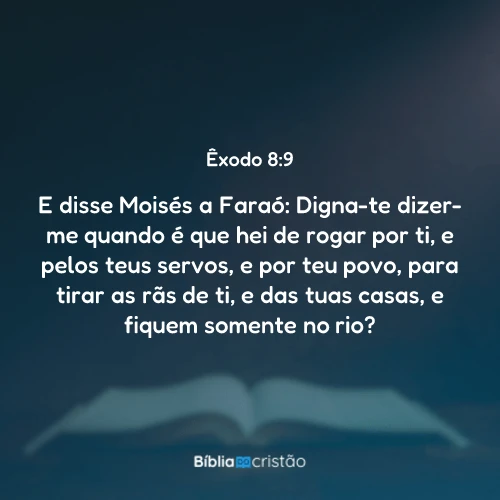Êxodo 8:9