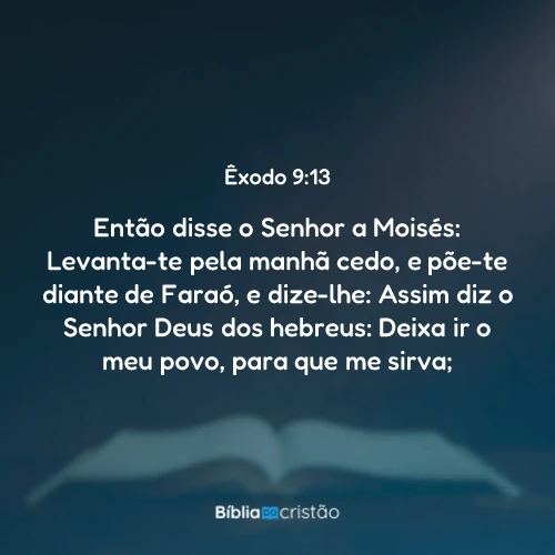Êxodo 9:13