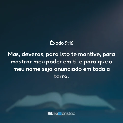 Êxodo 9:16