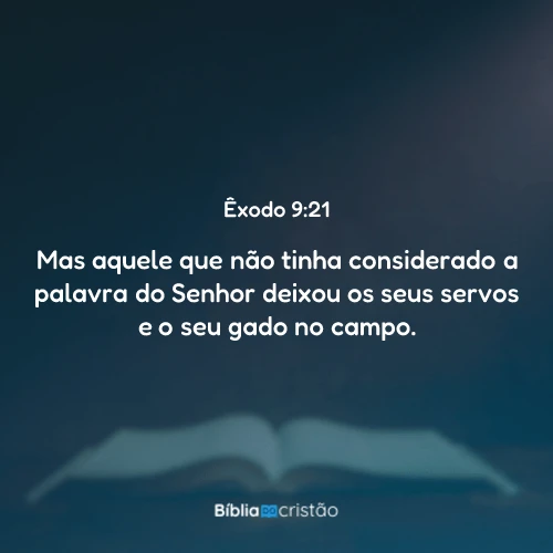 Êxodo 9:21