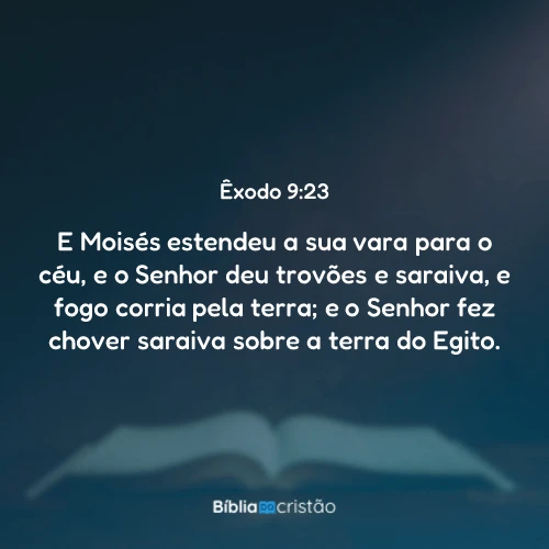 Êxodo 9:23