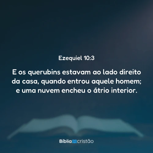 Ezequiel 10:3