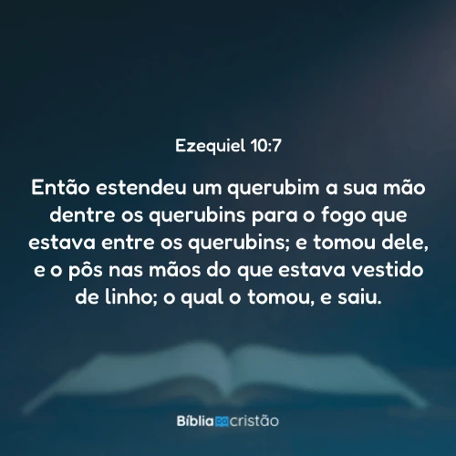 Ezequiel 10:7