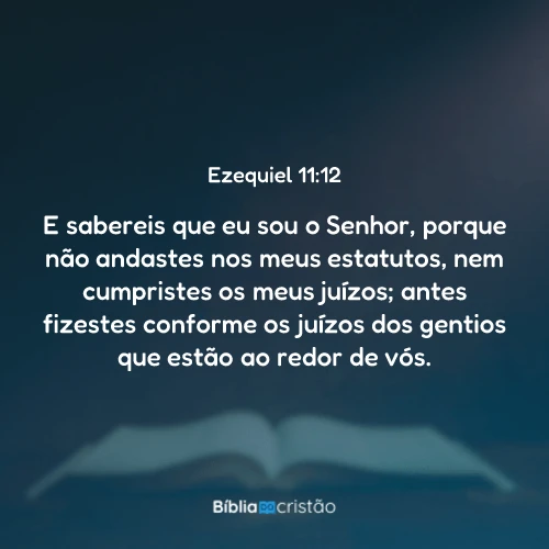 Ezequiel 11:12