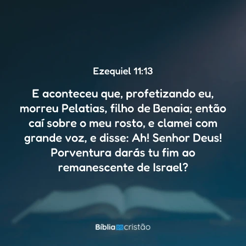 Ezequiel 11:13