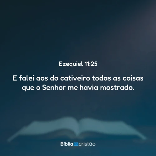 Ezequiel 11:25