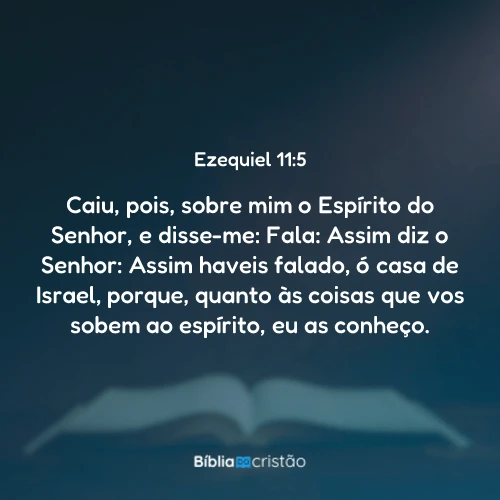 Ezequiel 11:5