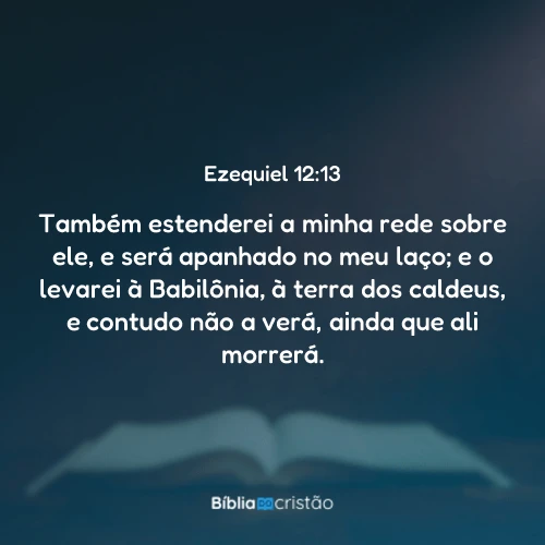 Ezequiel 12:13