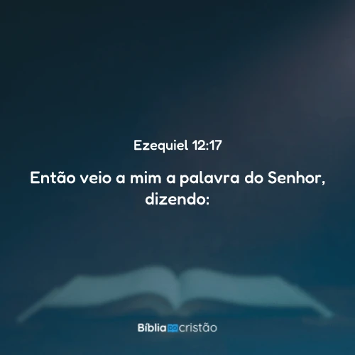 Ezequiel 12:17