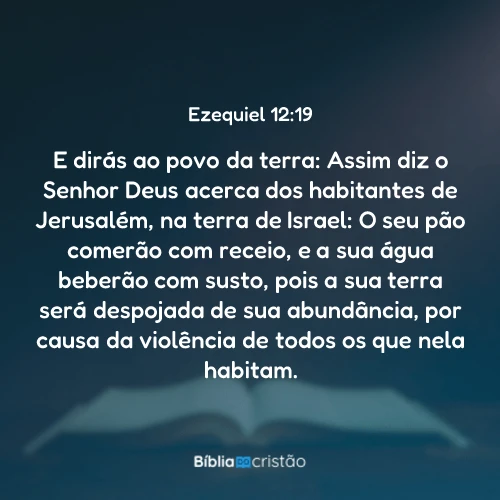 Ezequiel 12:19