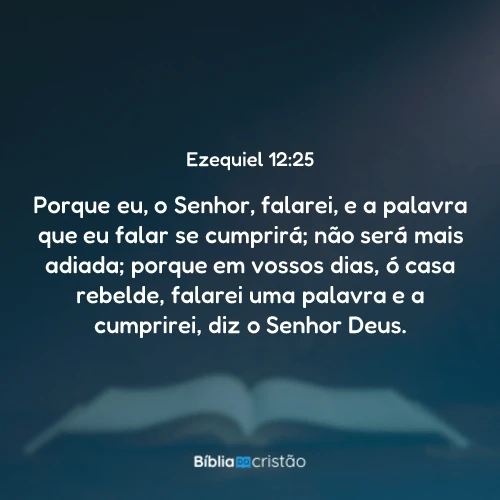 Ezequiel 12:25