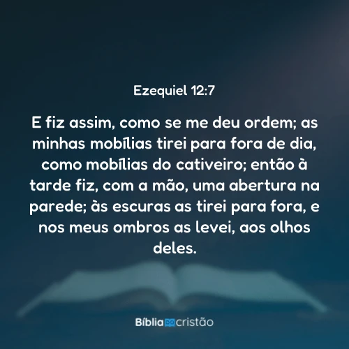 Ezequiel 12:7