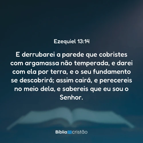 Ezequiel 13:14