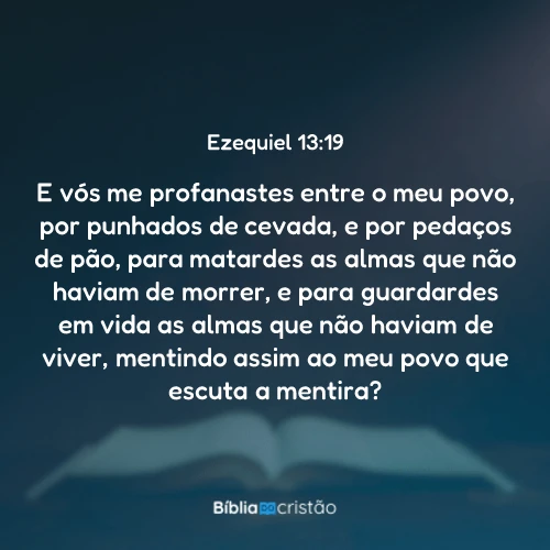 Ezequiel 13:19