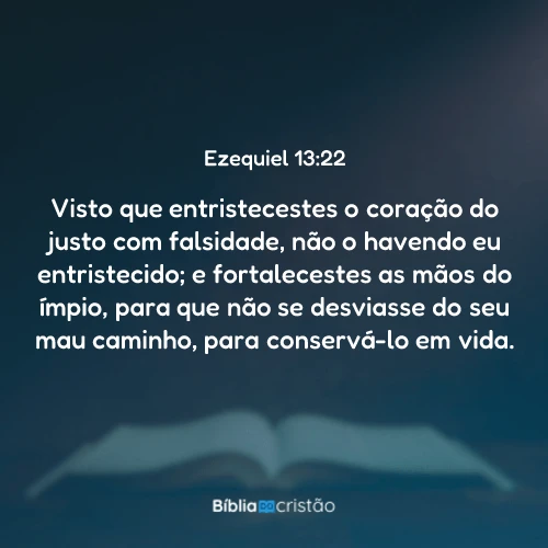 Ezequiel 13:22