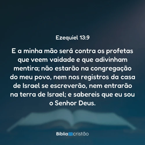 Ezequiel 13:9