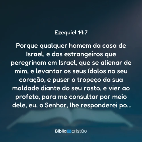 Ezequiel 14:7